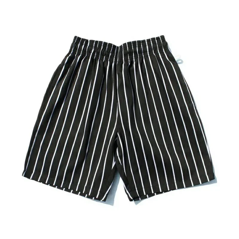 Cook Chef 21SS Japanese City Boy Striped Loose Fitting Men's and Women's Casual Shorts Beach Pants