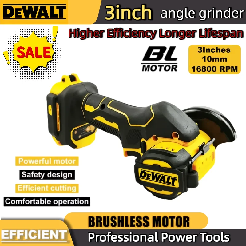 

DEWALT 3-дюймовый мини-полировальный шлифовальный станок, аккумуляторная угловая шлифовальная машина, электрические режущие электроинструменты для батареи 20 В 18 В