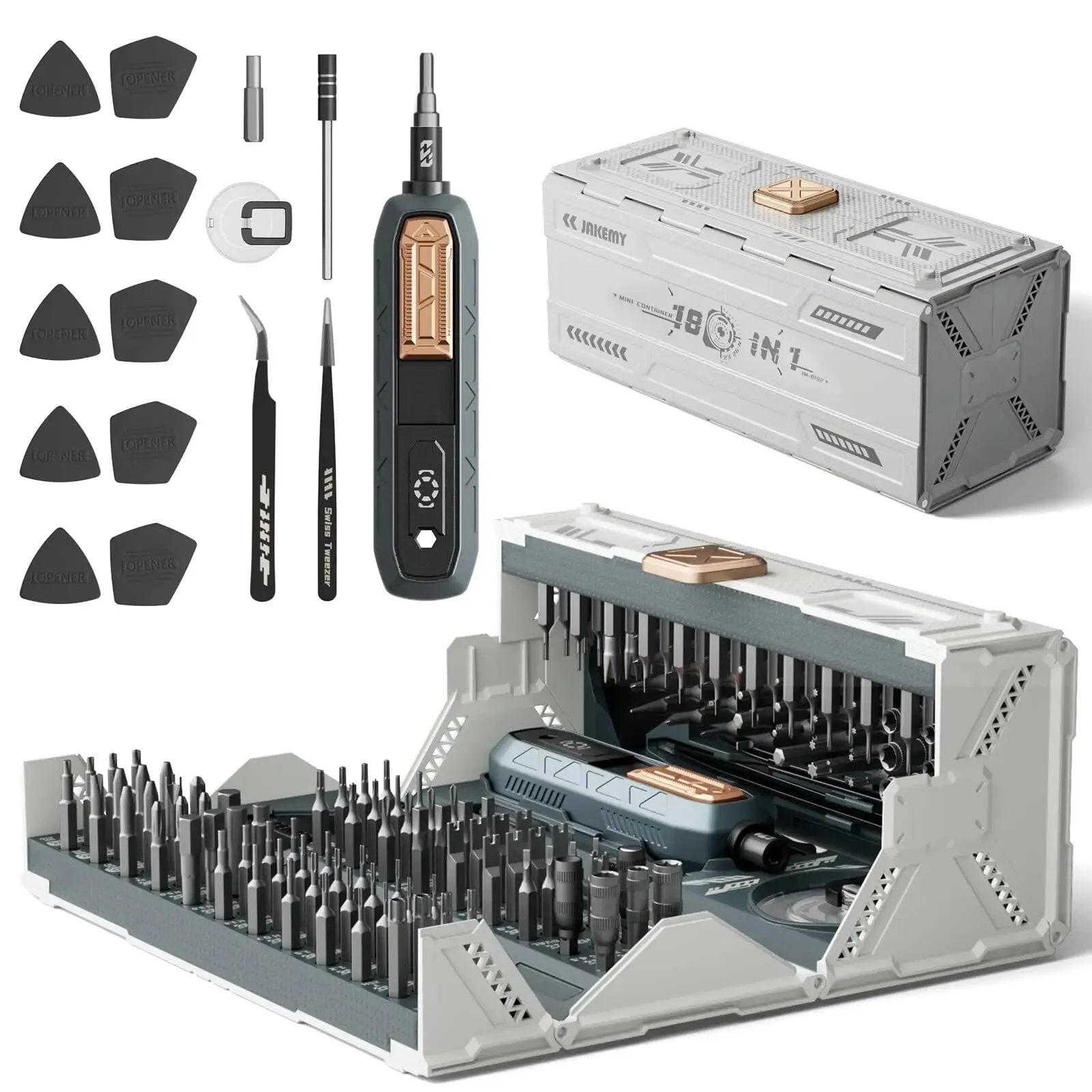 180 in 1 Precision Screwdriver Set Magnetic Torx Phillips Bits Multifunctional Hand Repair Tool for DIY Watch iPhone PS5 PC