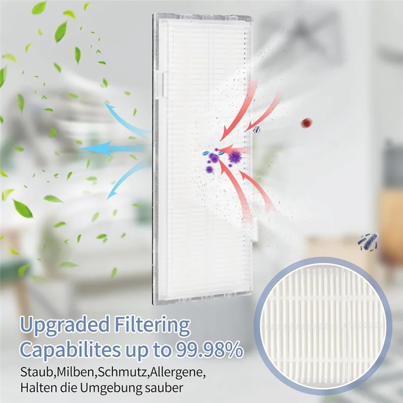 ABUD-Ersatzteile für Roborock S7, Ersatzteile für Roborock S7/S7+/T7S Plus/T7, Hauptbürsten, Filter, Seitenbürsten