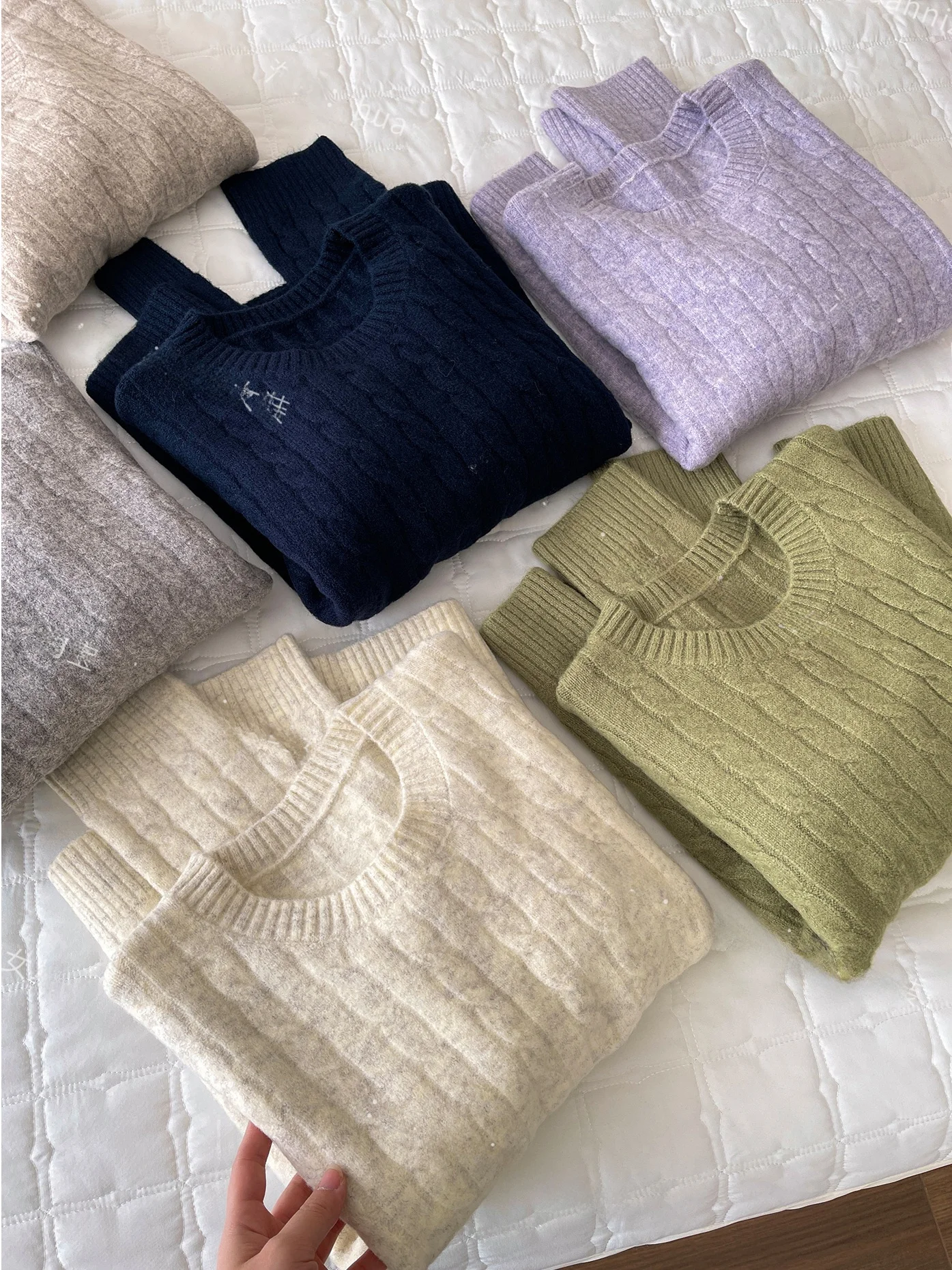 

Warm Soft Twist Sweater Loose round Ne Retro Artistic Knitted irt Women's Base Layer irt Commute Sle Thiened Long S...