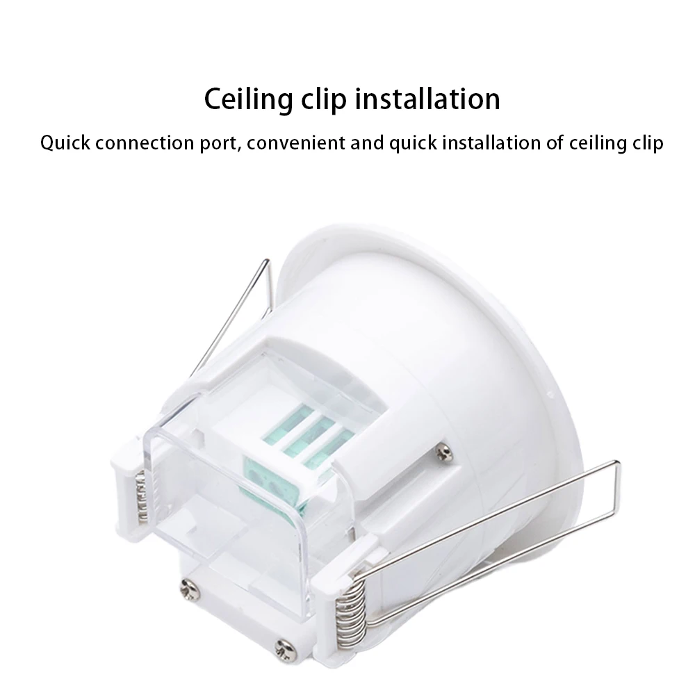 Mini Joli de Plafond à Capteur de Mouvement Infrarouge PIR, AC 85V-265V, Résistant à 360, Contrôleur de Détecteur à Induction