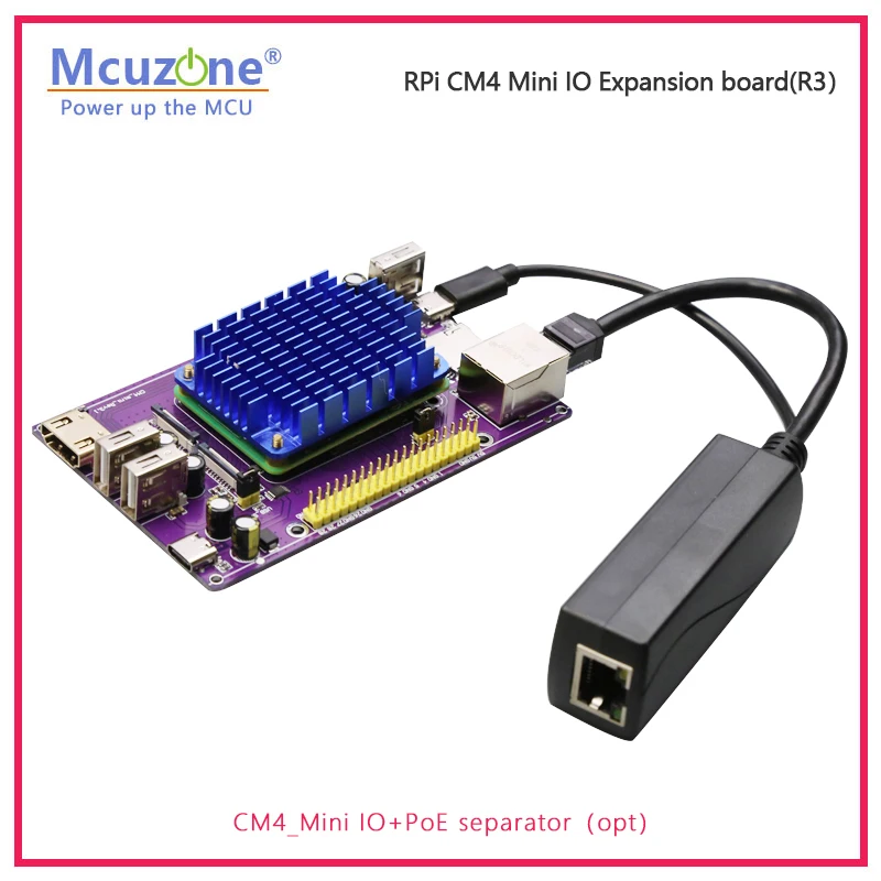 Mini carte IO Raspberry Pi CM4, R3, RPi 3B +, HDMI, Giga Ethernet, Type-C USB, boîtier, KALI Ubunary, Pi OS, pilote de persévérance 4G gratuit