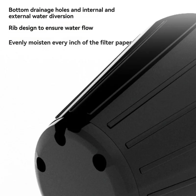 ABVI-折り紙コーンデザインコーヒーフィルターカップ再利用可能な手淹れコーヒードリッパーストレーナー155ミリメートルフィルター紙付き