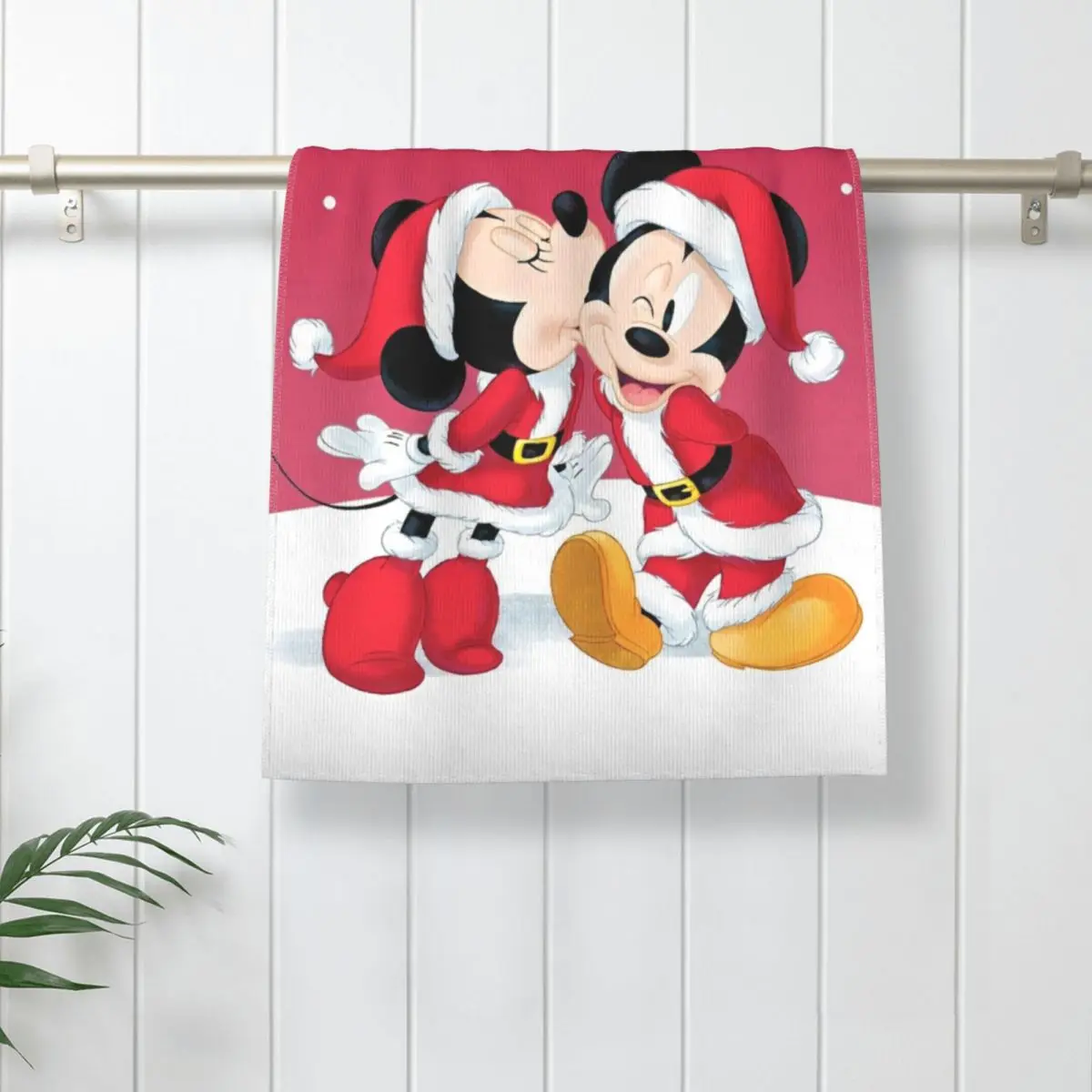 Kawaii Mickey Mouse Christmas Merch Quick Dry Towel 2023 Summer Microfiber Shower Towel Sandproof Quick Dry Surf Towels