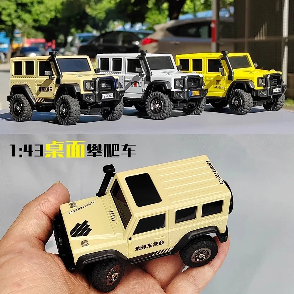 1/43 Mini Afstandsbediening Auto Ldarc Off-Road Simulatie Klimauto 4-wielaandrijving Mumar Rc Model Auto Kinderen Buiten Speelgoedauto