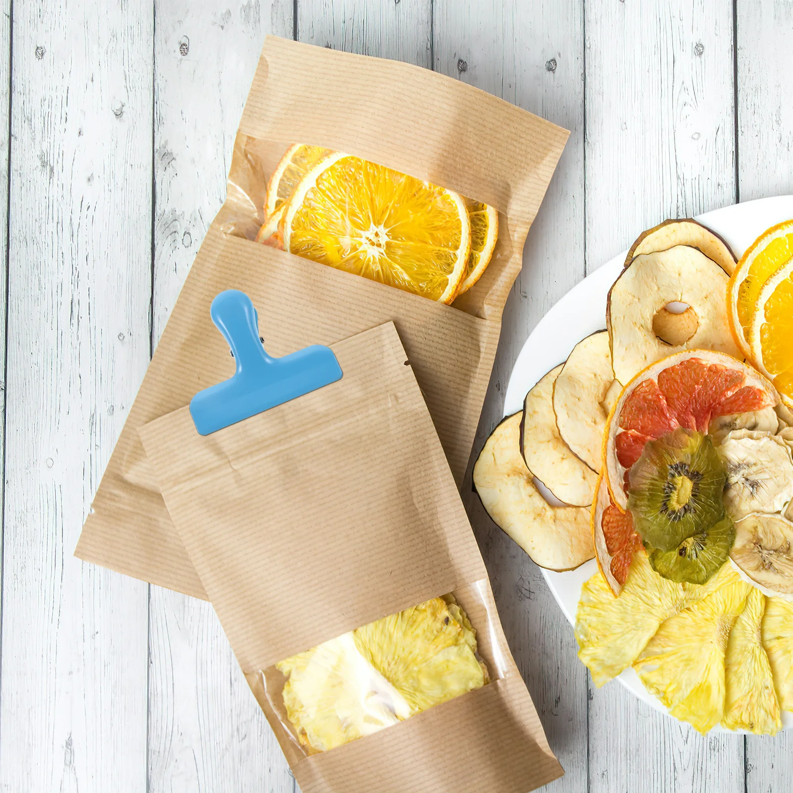 

10Pcs Sealing Clips for Food Packages Leak Proof Closure for Potato Chips Tea Leaves Powder Bags Convenient Kitchen Household