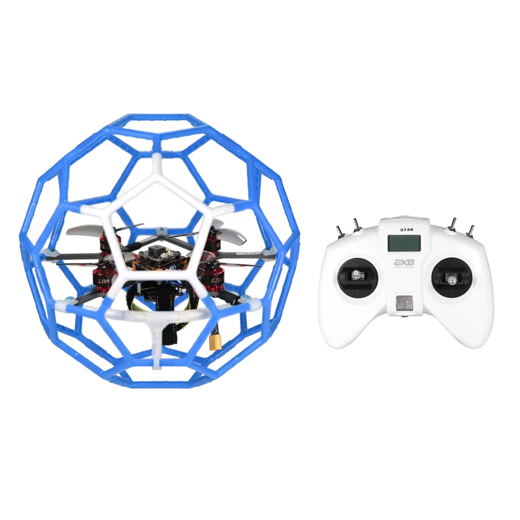 

Flyball 220 Soccer Drone Fly Ball with 2.4G 8CH Radio Transmitter AC900RX 78cm Racing Gate F4 4S Flying Quadcopter