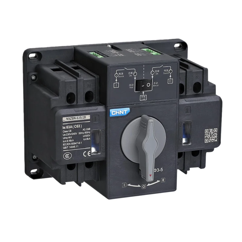 CHNT NXZBN-63/40 4P 63A Load Isolation Switch AC Moulded Case Disconnect Switch For Power Distribution Cabinet Solar System