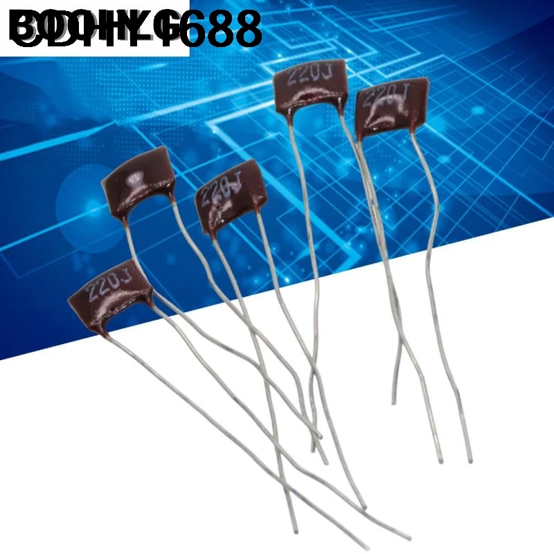 5 шт. CDM серебряный конденсатор слюды 500v220PF 500 В 220P 221 слюда