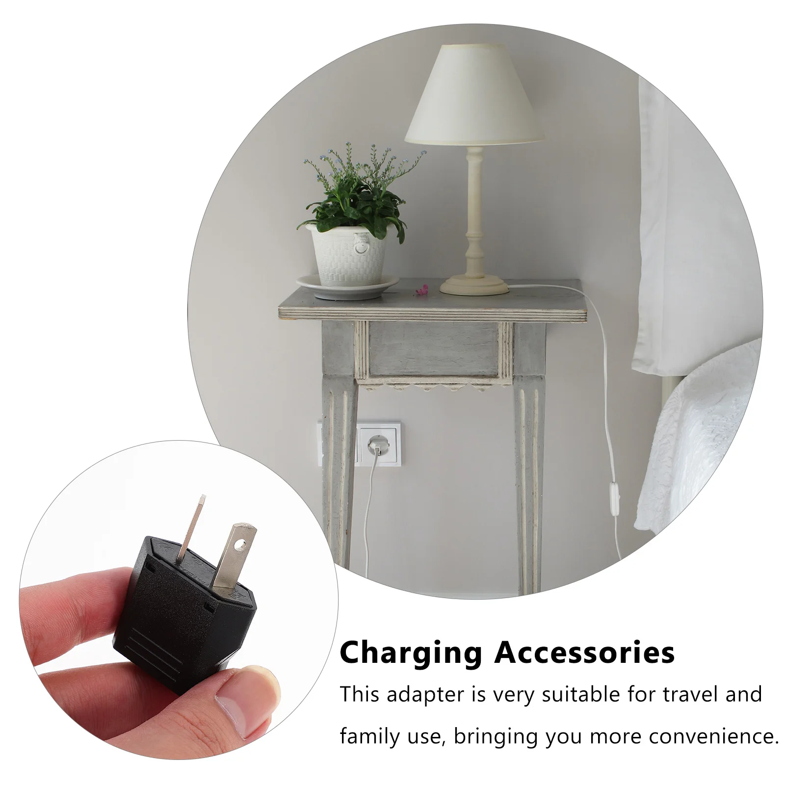 

Change-Over Plug Us European to Australian Power Adapter Premium Plastic Shell Travel Supply High Durability Safe Insulation