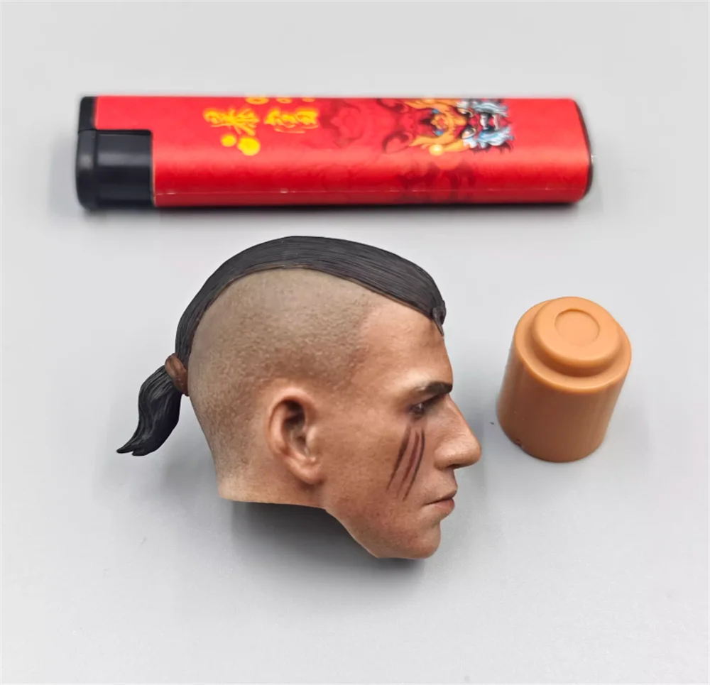 For Sale DAMTOYS DMS010 Cry Soldier Duty Male Assassin Head Sculpt Carving with Neck Connector Toys Model For 12