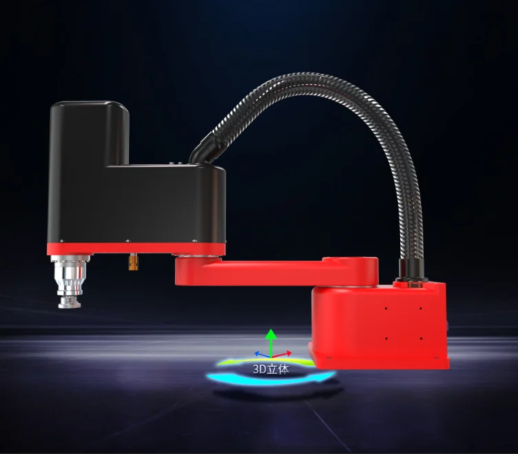 Compact Four Axis Assembling Scara Robot BRTIRSC0810A Industrial Robot BORUNTE Robot Arm