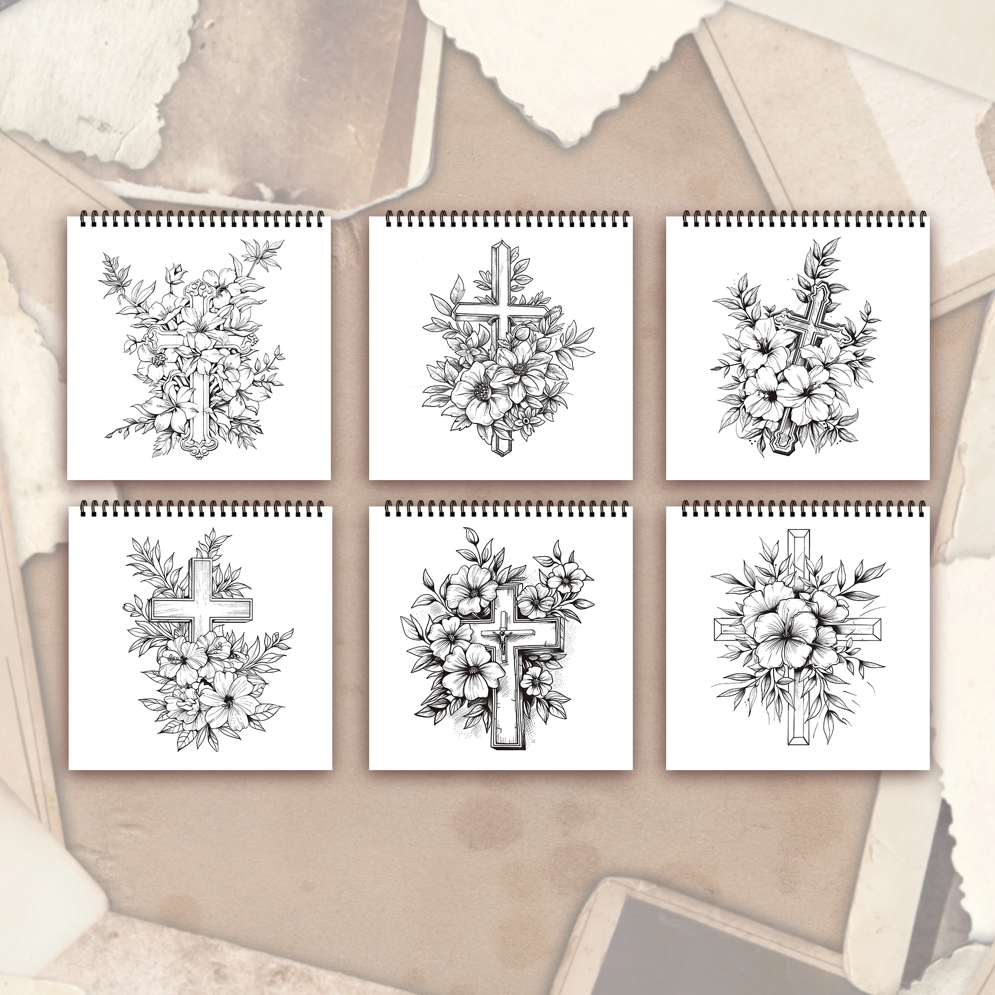 Spiral Colouring Book 30 Sheets 8.3x 8.3 inches 100gsm Thick Paper, For Relief, Anxiety, Perfect for Many Holiday Gifts