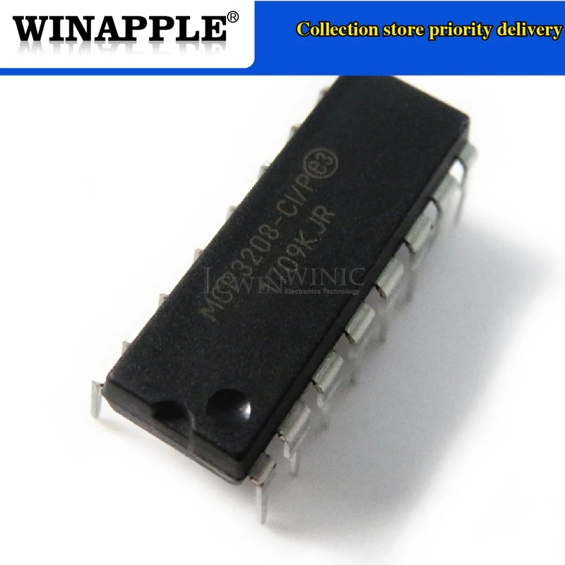 5pcs/lot MCP3208-CI/P MCP3208 CA3081 3081 A4975SBT A4975SB A4975 DG444DJ DG444 DIP-16