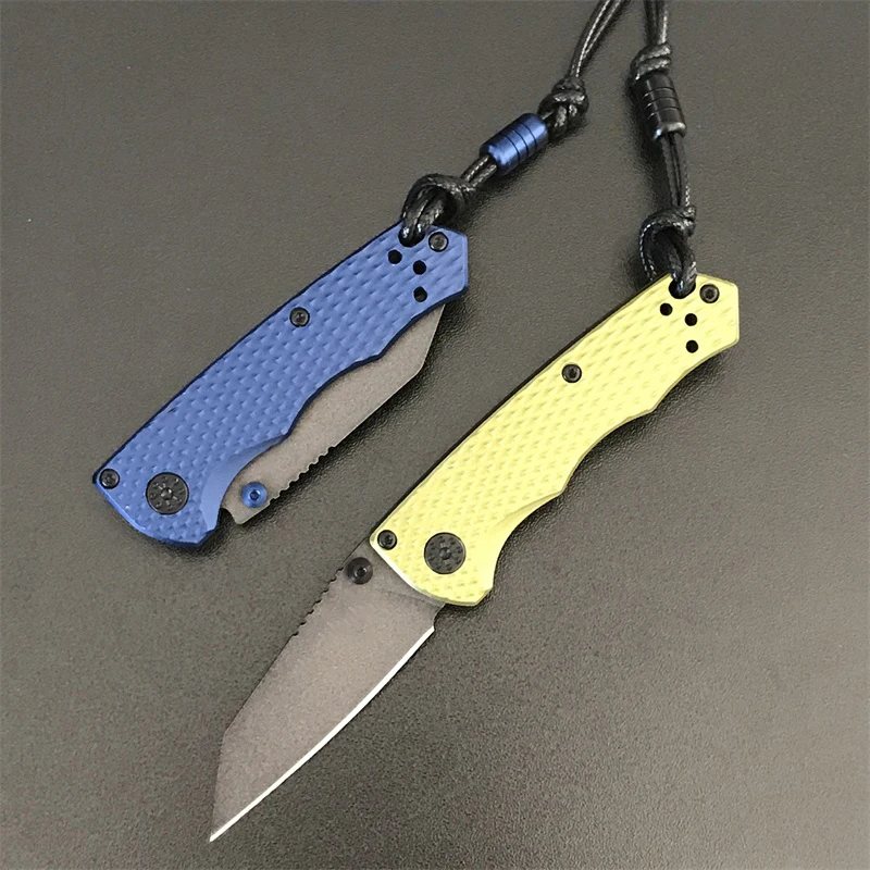 

Aluminum Handle BM 290 Folding Knife M4 Blade High Hardness Outdoor Camping Portable Defense Pocket Knives