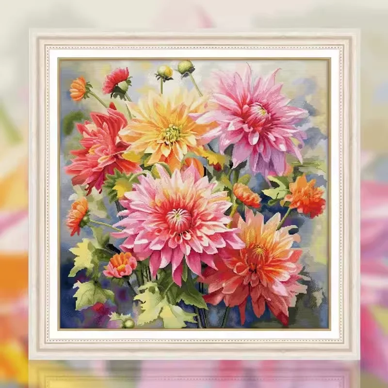 

Flower DIY Jigsaw Puzzle Home Decor Adults Puzzle Games Family Fun Puzzles Educational Toys for Kids