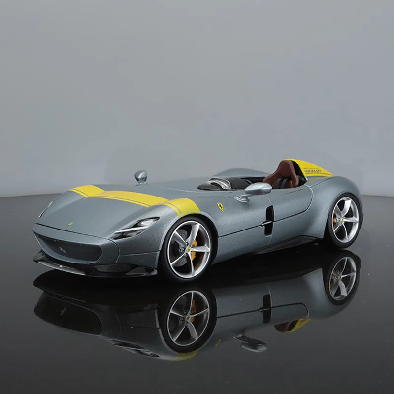 1/18 Scale Monza Sp1 Sports Car Simulation Alloy Car Model Static Display Collectible Toy Gift Souvenir Decoration