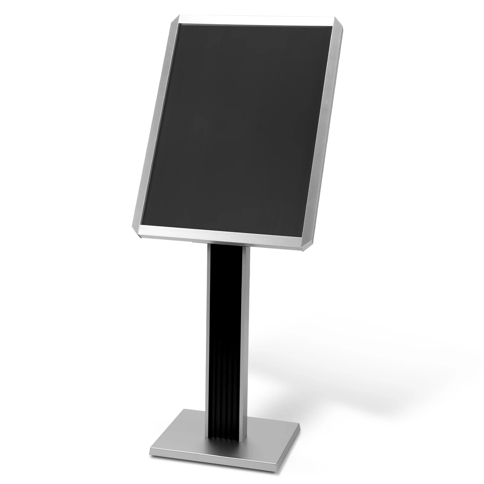 Bodenstehender Schildhalter 20x27 Zoll/24x31,5 Zoll Sockel-Schildständer mit Schnapprahmen-Display für Einkaufszentren Schulen Restaurants