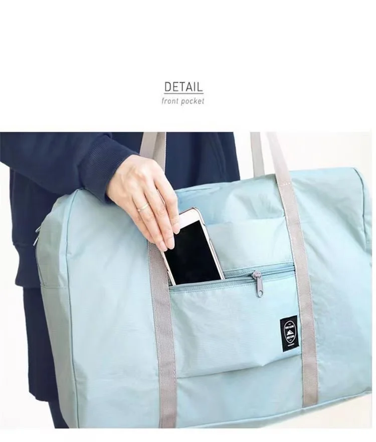 Travel waterproof bag folding hand receive bags large finishing receive bag bags women's shoulder bag