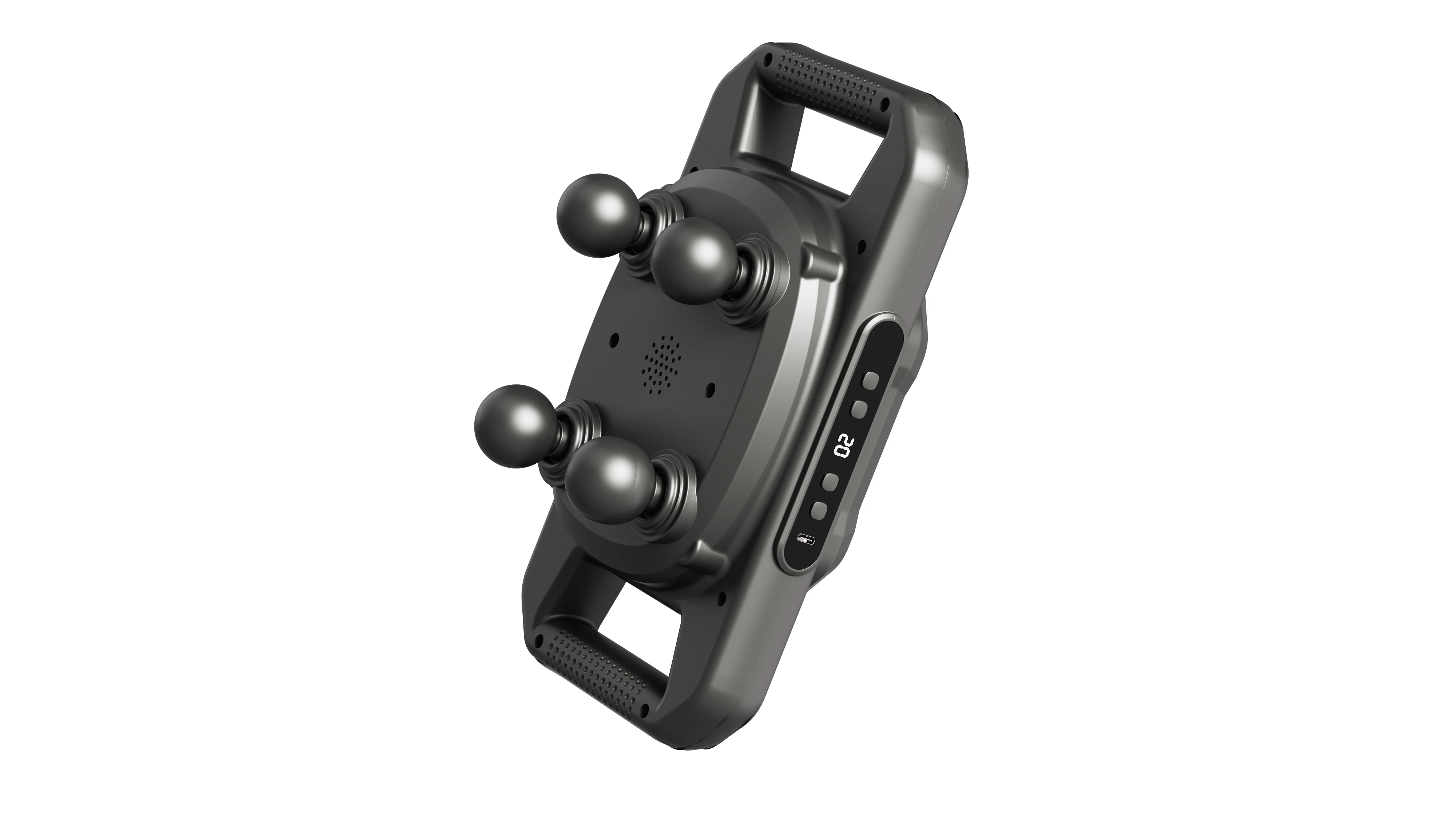 Smart Library JINGBOYANG 4-Head Back Massager Hot Sale New Style Fashion Homeuse Massage In Black Targeted Pain Relief For B