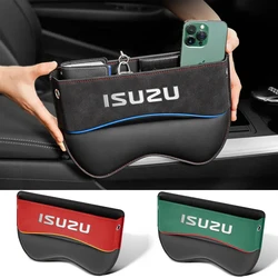 Car Seat Organizer Suede Leather Crevice Storage Box Car Accessories for Isuzu D-MAX D MAX DmaX I II PANTHER