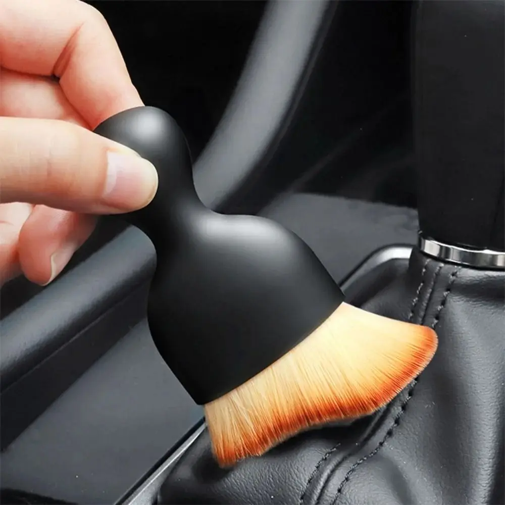 Car Dust Removal Brush Air Conditioning Air Outlet Interior Fine Seam Dust Cleaning Soft Brush Dust Artifac Auto Supplies