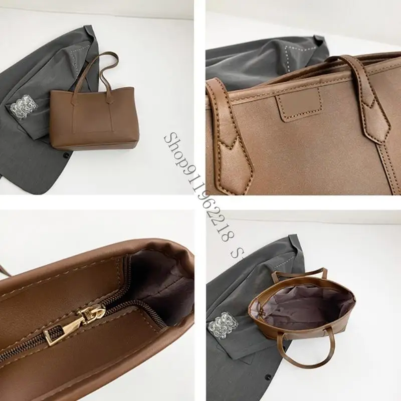

Elegant Shoulder Bag For Work And Casual Use Spacious Designs Underarm Handbag 066F