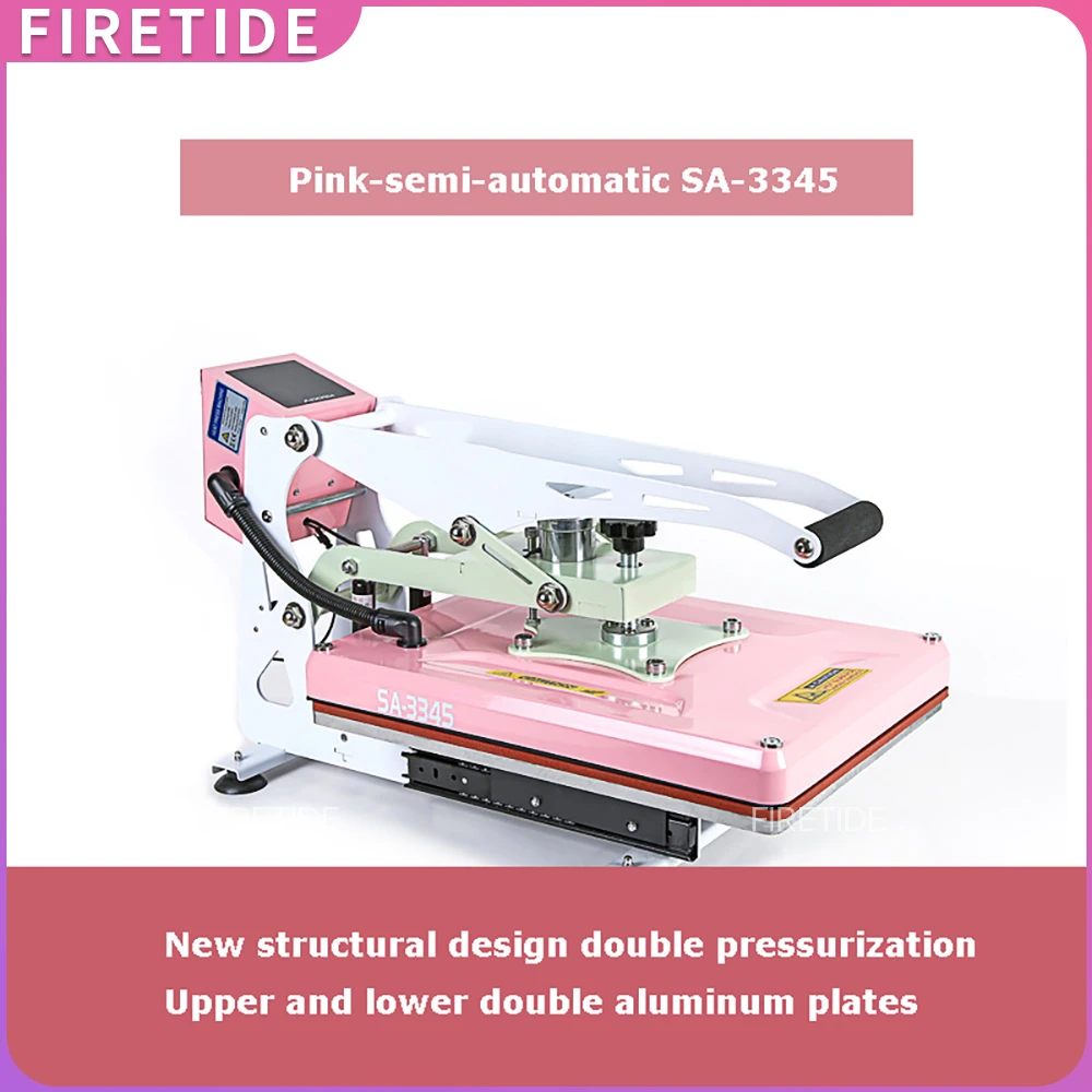

Heating Transfer Press Printing Machine T-Shirt Hot Stamping Printer for Clothes Design Artwork Digital 330x450MM Tool