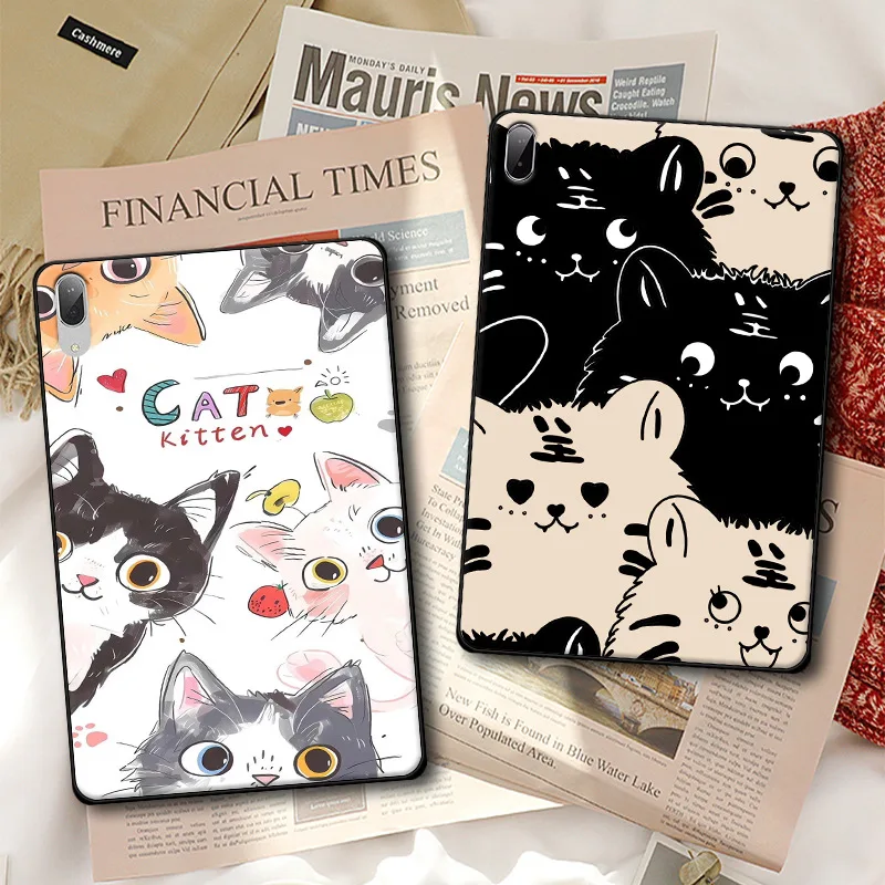 

Cartoon Cat Case for Lenovo P11 Pro 11in Tablet Cases for Lenovo Xiaoxin Pad Plus 11.5in 2025 Pro Protective Cover Girls Gift
