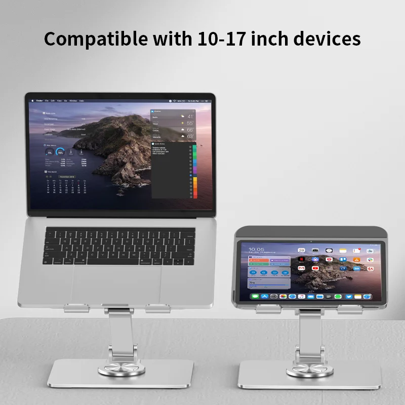 작업 및 게임용 냉각 팬과 USB 포트가 있는 다기능 노트북 스탠드