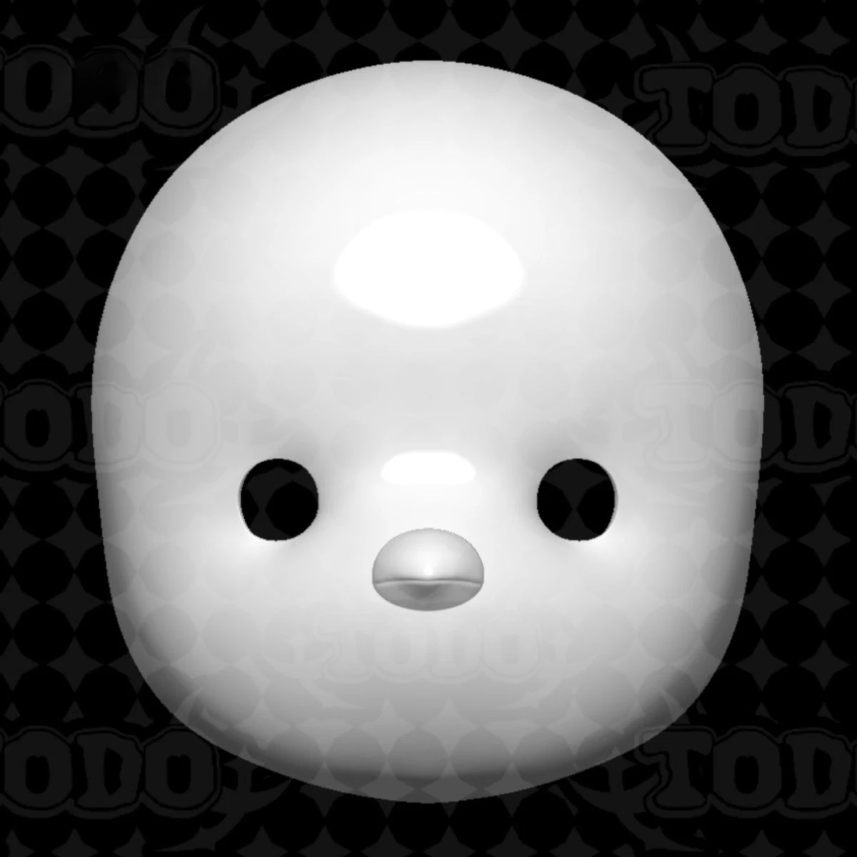 Base Mask Semi-realistic Animal Costume Skull, Doll Wind, Beanie Eyes, Cute Cos Mask