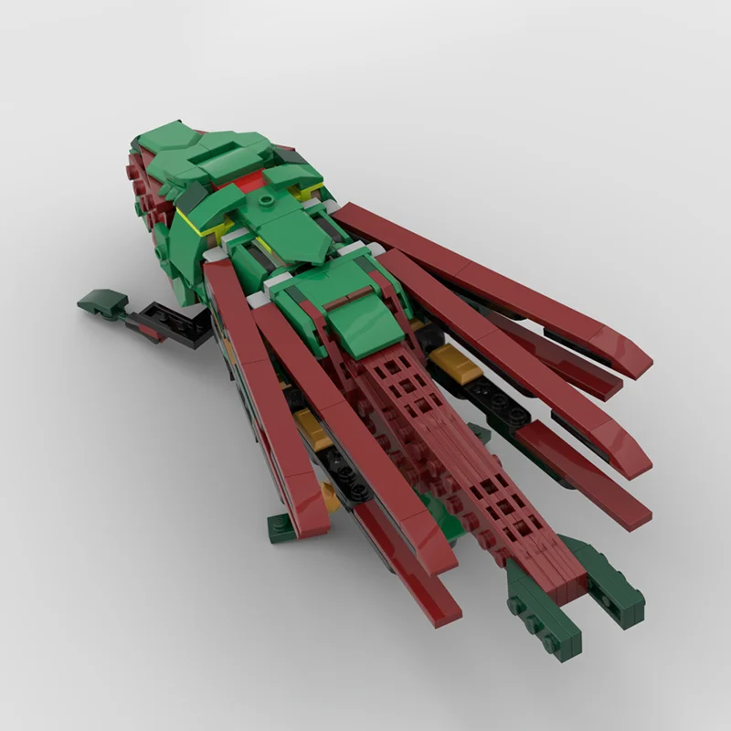 نموذج عسكري Moc قوالب بناء وحدات Ornithopter نموذج مقاتلة كتل التكنولوجيا عيد الميلاد لتقوم بها بنفسك لعبة هدية البناء