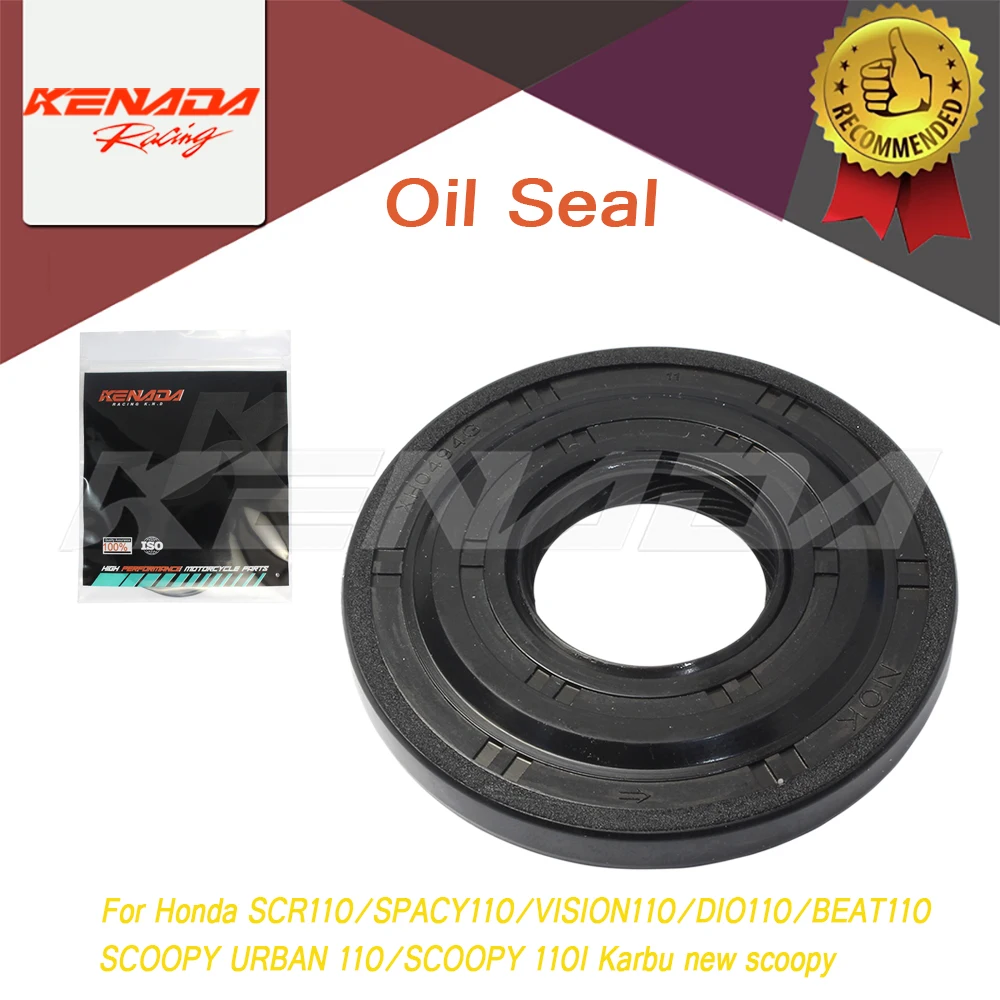 

OEM 91202-K44-V01 OIL SEAL For Honda SCR110/SPACY110/VISION110/DIO110/BEAT110/SCOOPY URBAN 110/SCOOPY 110I Karbu new scoopy