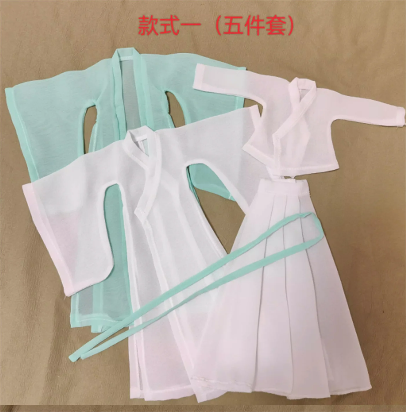 

Custom Ancient Long Dress 1/6 Scale Soldier Robe Hanfu green Outfit long coat Clothes Model Fit Soldier Action Figure Toys