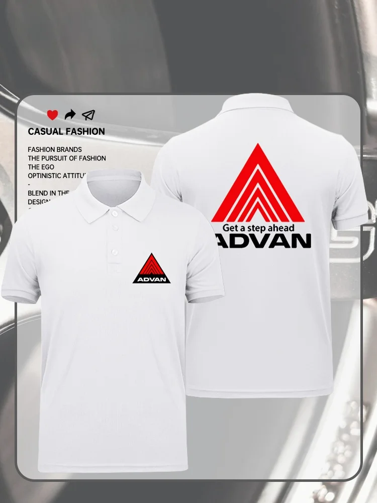 Yokohama Advan GT Camiseta  holgada de manga corta para hombre, estilo coreano, estampado colaborativo, camiseta informal...