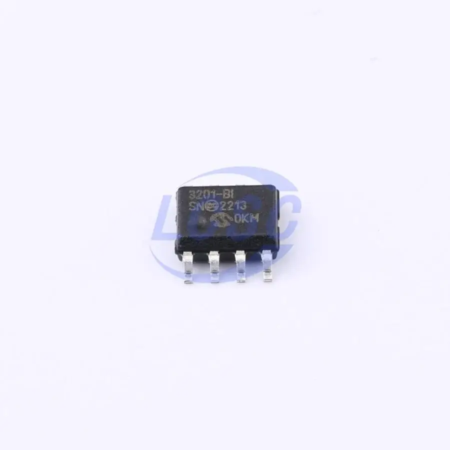 10 Pieces/Lot Original MCP3201-BI Chip 12Bit 2.7V~5.5V 100kHz SPI SOP-8 Analog To Digital Converters ADC IC MCP3201-BI/SN