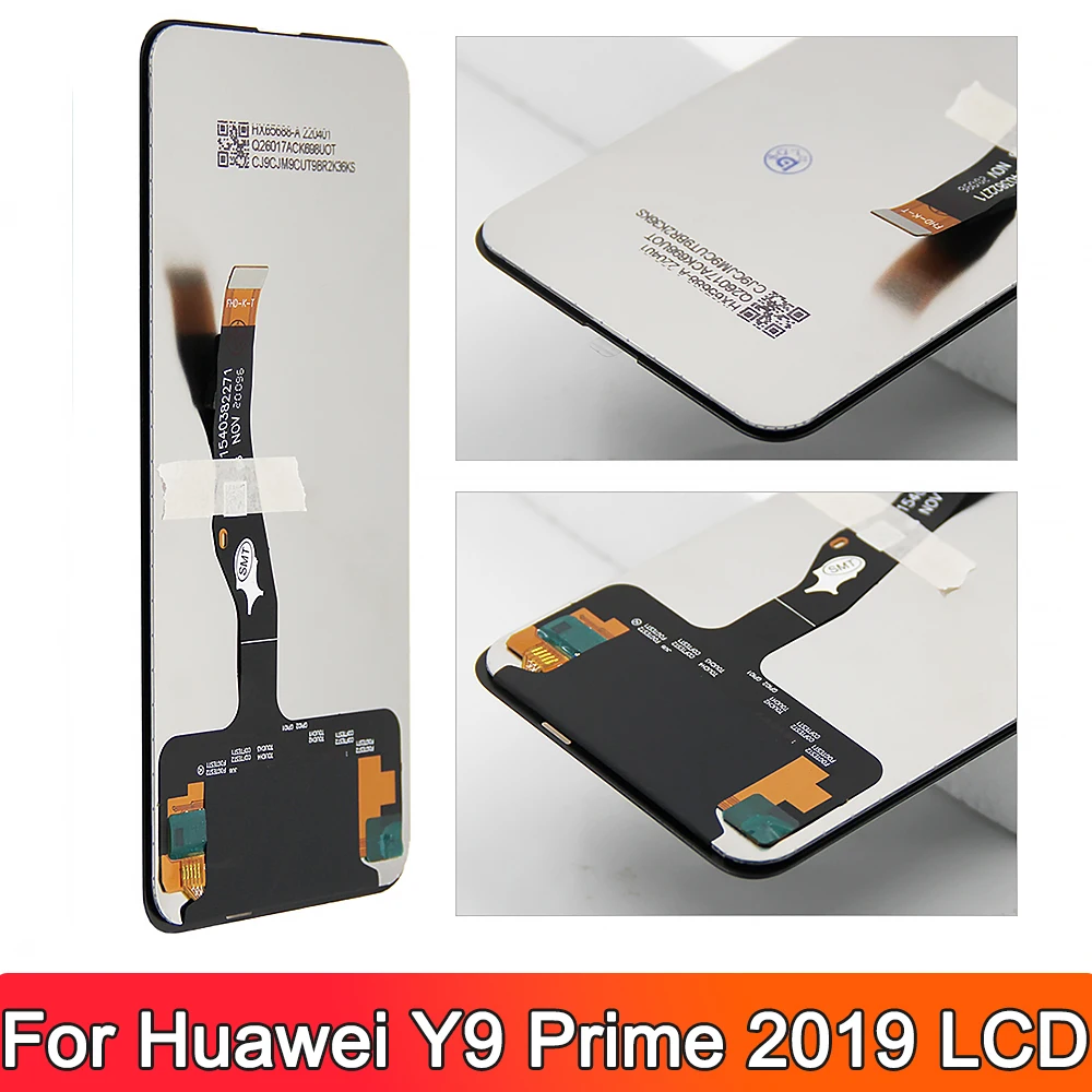 6.59\'\' AMOLED Display For Huawei Y9 Prime 2019 Lcd Touch Screen Digitizer Assembly For huawei P Smart Z STK-LX1 LCD Replacement