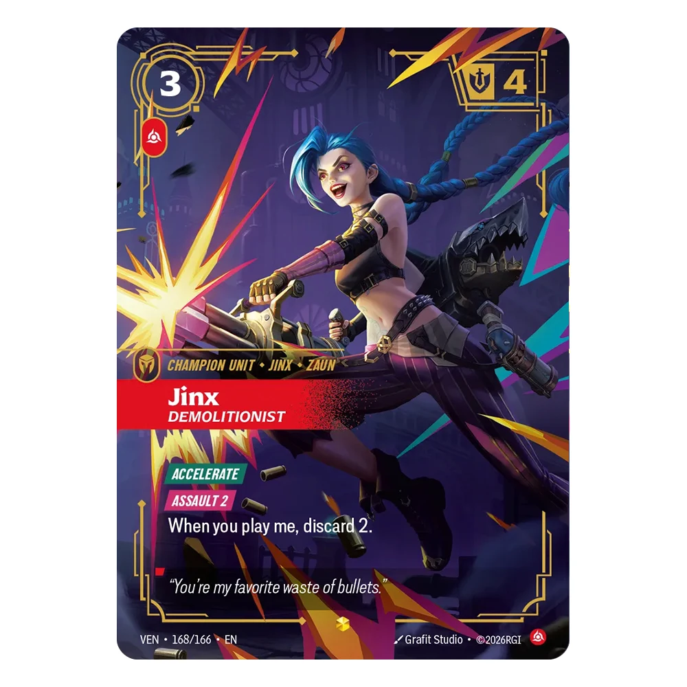 Proxy Card Vendetta (VEN) Serie Diana Jinx Vi Irelia Rengar Kayle Gangplank Leona Showcase Hochwertige Sammelkarten – Detail 3