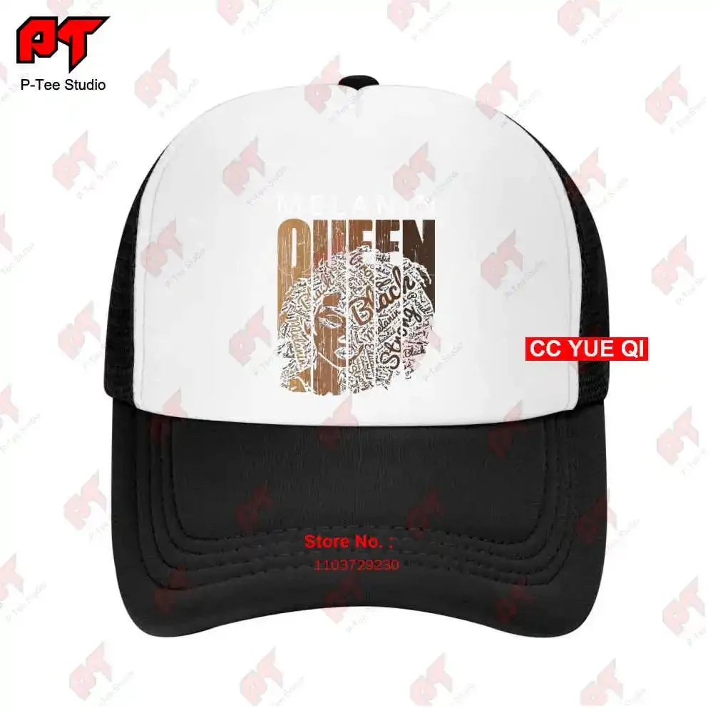 Melanin Queen African American Strong Black Natural Afro Baseball Caps Truck Cap PPR2