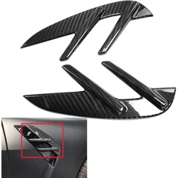 Dry Carbon Fiber Spoiler Styling Front Side Cheek Fender Trim for BMW G80 M3 Coupe G82 G83 M4 Models 2021-2024