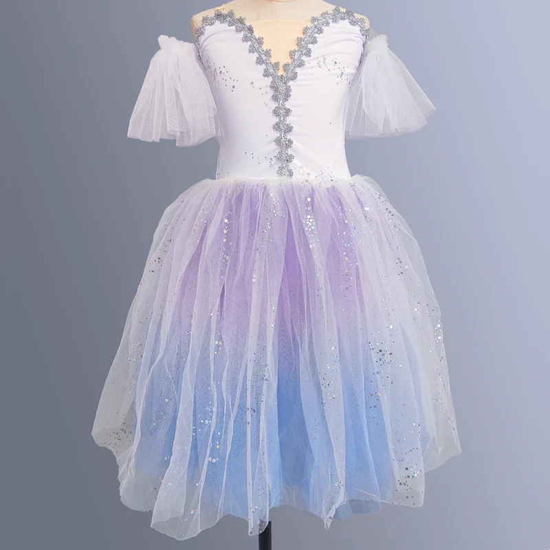 

Ballet Leotards Dresses Kids Clothes Party Vestido Ballet Outfit Stage Children Dress Tutu Dance Costumes Girls Ballerine Summer