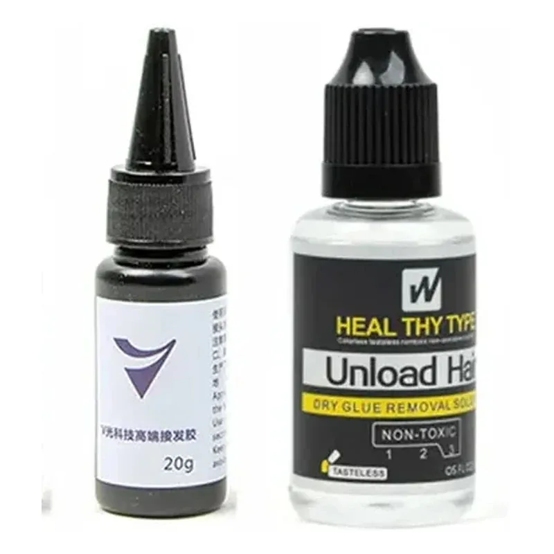 

V-Light glue 20g for Tape hair extension tool professional V-Light Technology glue for HairExtension Wig Hair Piece
