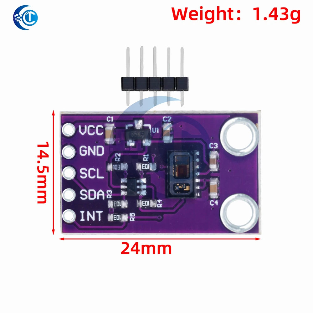 MCU-30105 MAX30105- DC5V Based Optical Sensor Module Smoke Particle  Flame Detection for arduino/ST