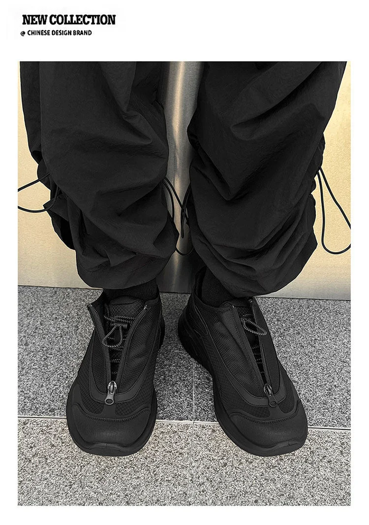 Trendy multi-functional running shoes men's summer mesh breathable shock-absorbing lightweight casual sports shoes