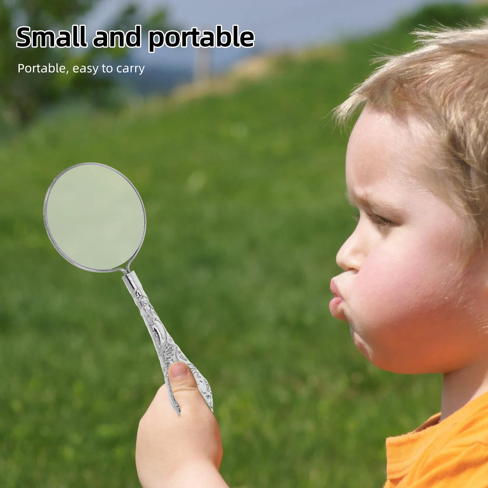 

Kids Portable Handheld Magnifying Glass Outdoor Insect Observation Lens Children Science Experiment Nature Exploration