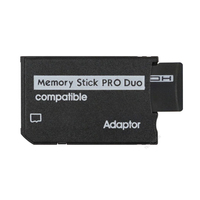 Mini Memory Stick Pro Duo Card Reader New SD TF to MS Card Adapter for PSP Converter Game Accessories