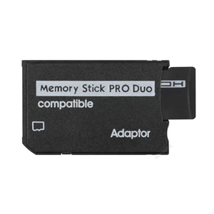 Para el lector de tarjetas de tarjetas DUO de memoria de memoria de ranura simple y doble, SDHC TF TO MS Adaptador de tarjetas para accesorios para convertidores PSP 8 mejores series de ventas s - №6