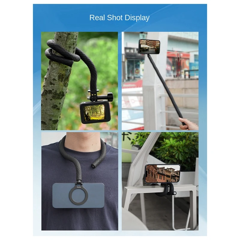 Flexible Magnetic Mobile Phone Holder, Free-Shaping Holder Accessory, Can Be Bent And Wrapped At Will