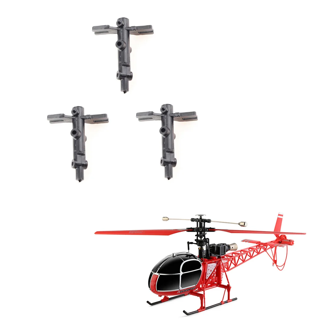 

A45F-3 Pcs Central Shaft Rotor Head V912-08 For Wltoys XK V912 V912-A V915-A RC Helicopter Upgrade Parts Spare Accessories